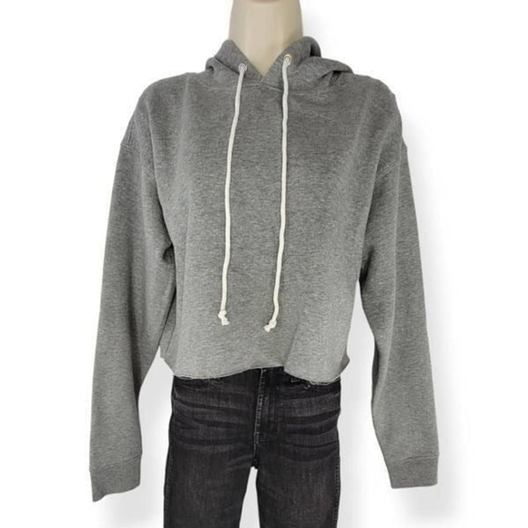 Wild Fable Gray Cropped hoodie Small - Picture 1 of 2